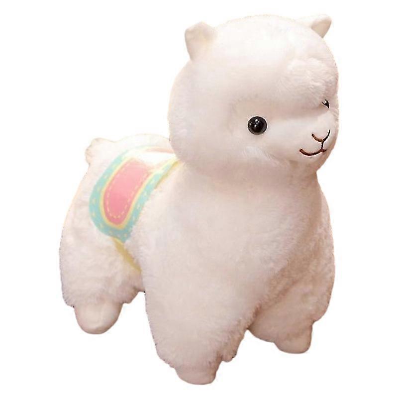 Alpaca doll plush toy standing mythical animal grass mud horse mascot childrens doll doll