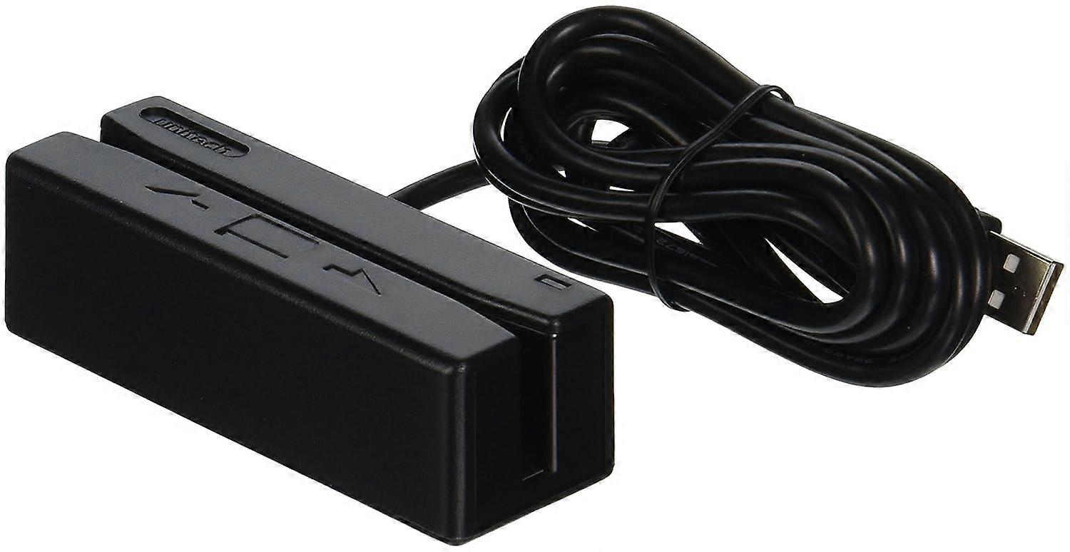 MS246 MS246 Magnetic Stripe Reader, Triple Track, USB (Keyboard Emulation/HID Mode), No Data Editing Capability, Black