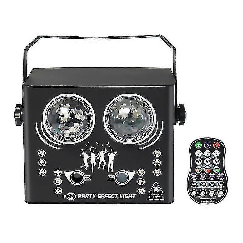 5-in-1 LED Effect Light Strobe Laser Water Streak Pattern Disco Light Lamp for Party Club Bar-UK