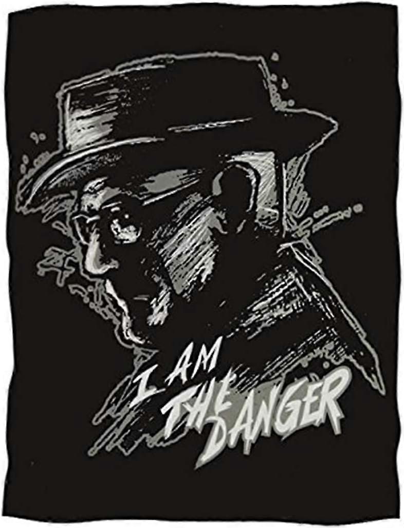 Breaking Bad Jag Är Faran Lätt Fleece Pläd Filt |Lätt sängtäcke för alla årstider, perfekt för soffan, sängen eller resan