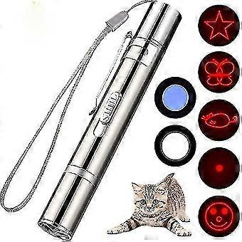 Brinquedo laser de gato, ponteiro laser de gato recarregável, brinquedos de gato interativos para gatos internos, ponteiro laser para gatos