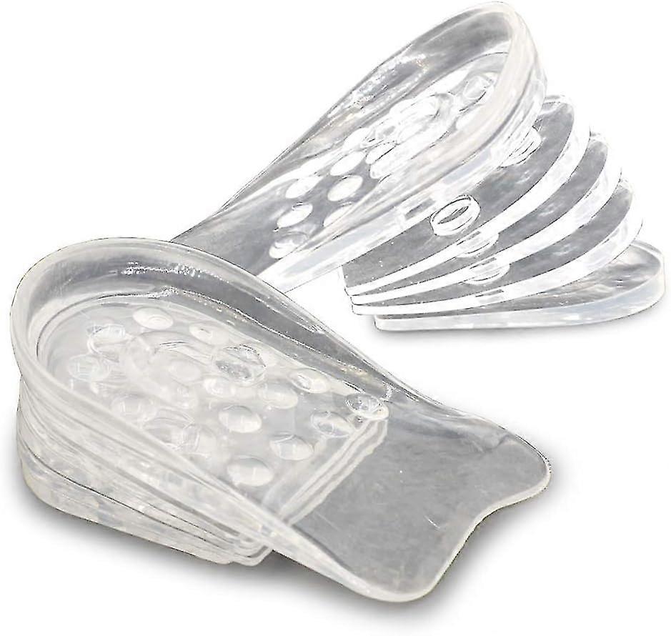 Adjustable 5-layer Height Increase Insoles - Silicone Heel Cushion Inserts