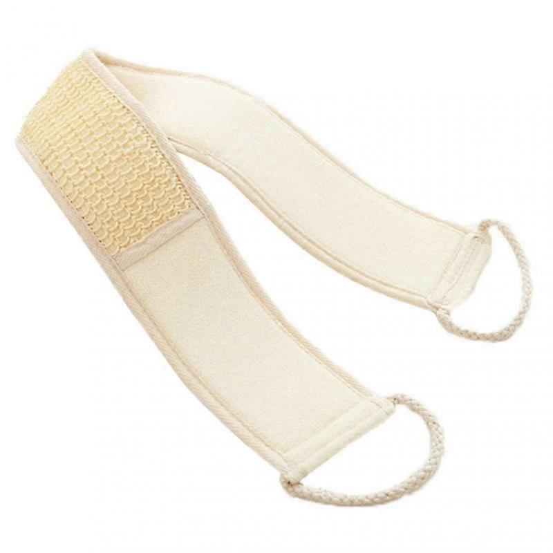 Natural Sisal Back Scrubber Long Exfoliating Back Massage Brush compatible Bath