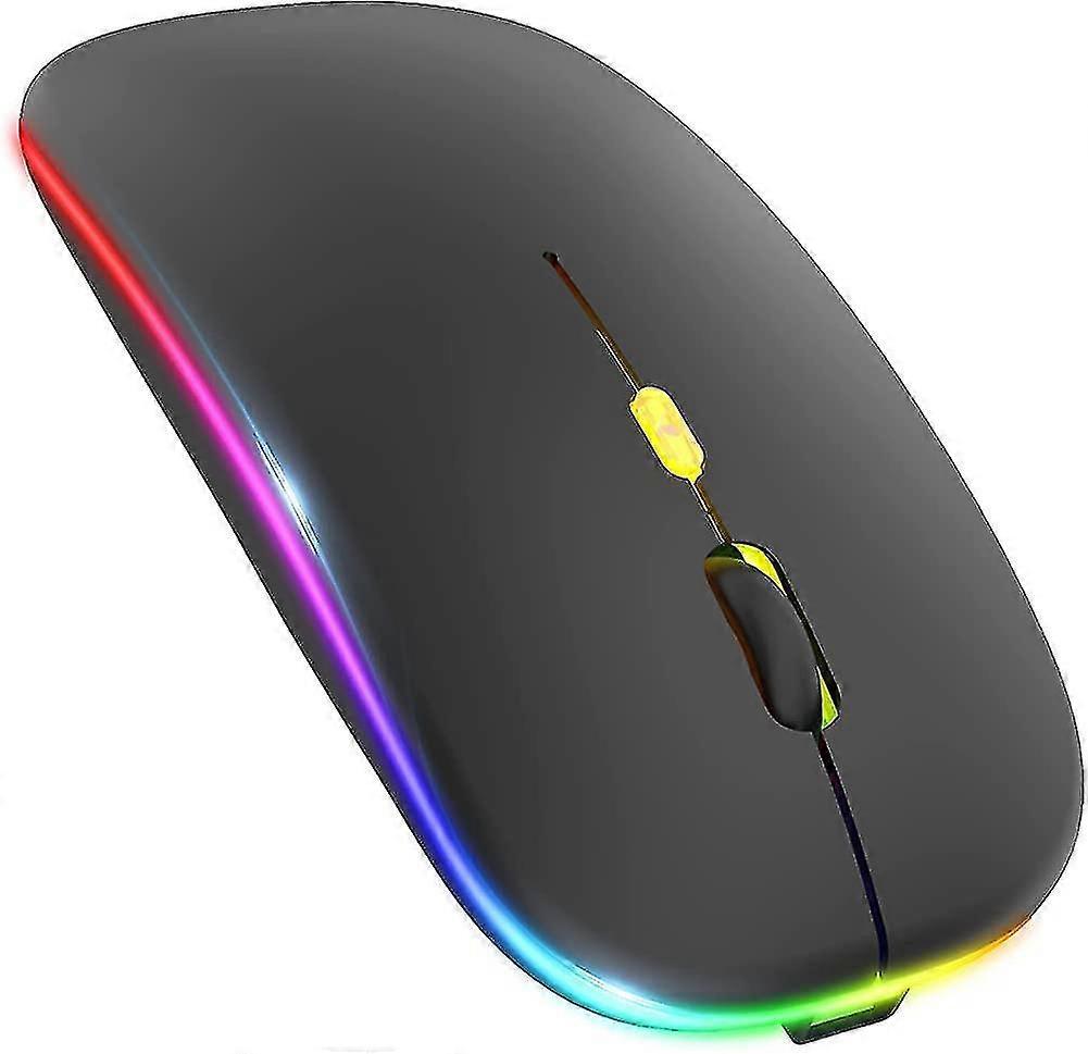 Pc Mouse, Wireless, Led, Rechargeable, Quiet, Wireless Mouse, Laptop Mouse, 2.4g