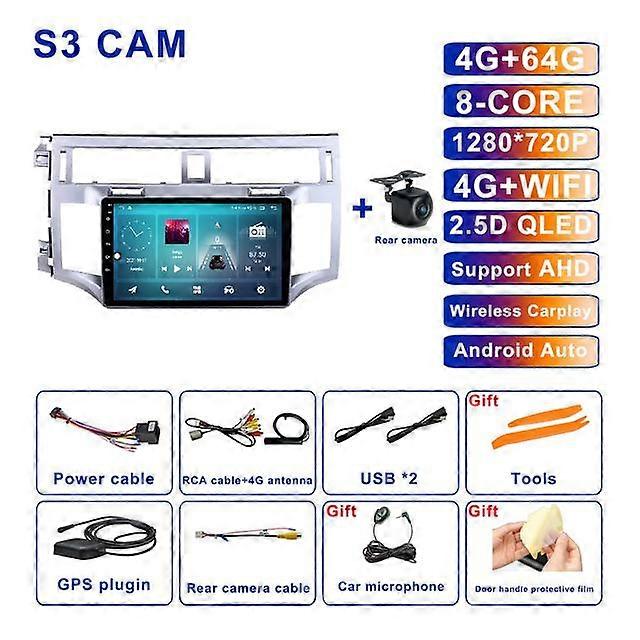 9 Inch Android 11 For Toyota Avalon 2007 - 2010 Car Radio RDS Autoradio No 2din Navigation GPS Multimedia Player AHD Video DSP