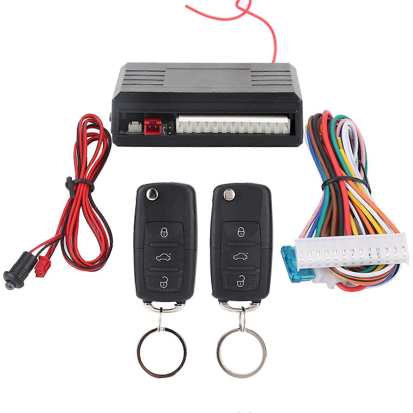 Keyless Entry System Remote Central Control Kit compatible with Car Universal Door Lock