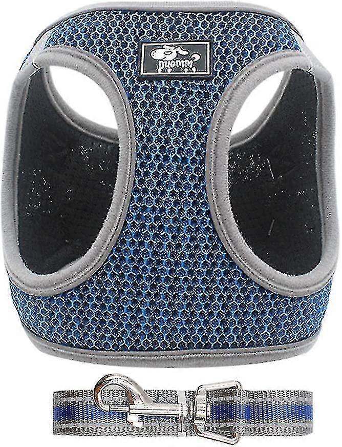 Dog Harness With Reflective Tape Adjustable Breathable Comfortable-yvan