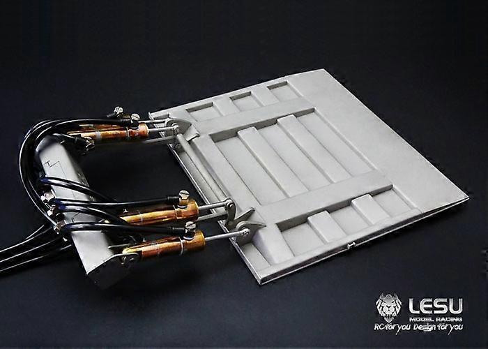 Redkid 1/14 Chariot de planche de levage de plaque de queue hydraulique en métal pour Tamiyaya RC DI