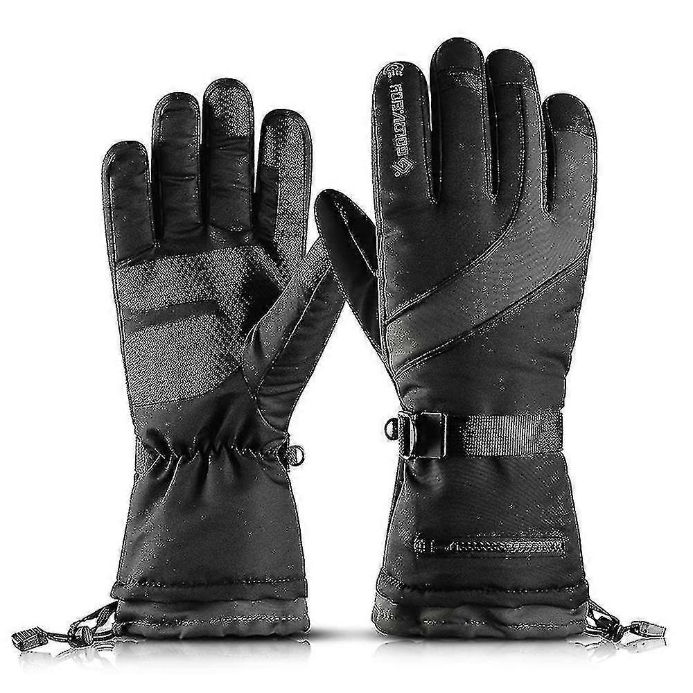 Winter Radfahren SkiHandschuhe Winddichte wasserdichte Thermo Touchscreen Fäustlinge