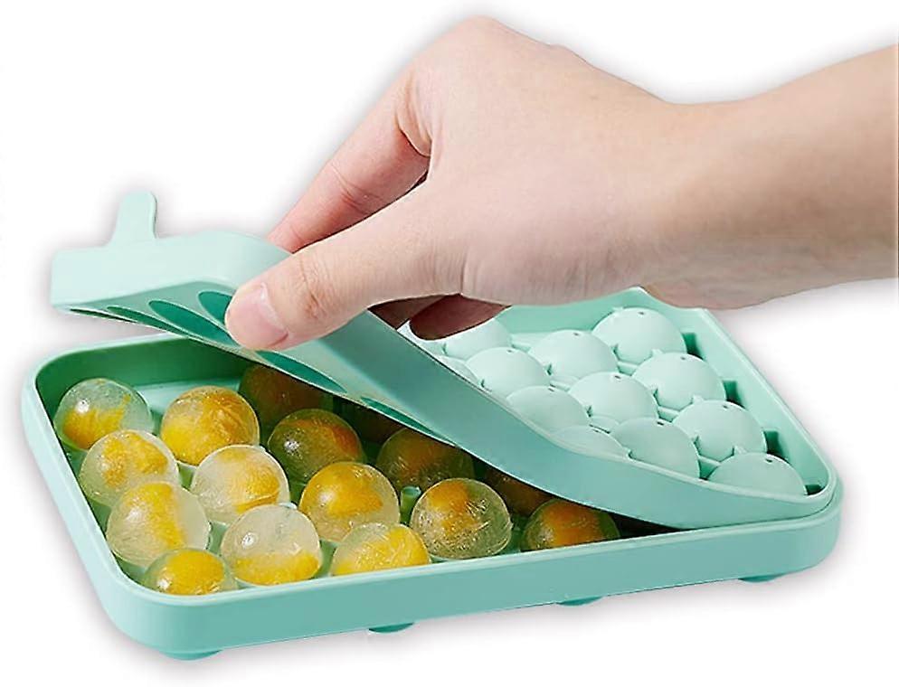 Ice Cube Trays with Lids for Freezer, with Easy Release,Reusable