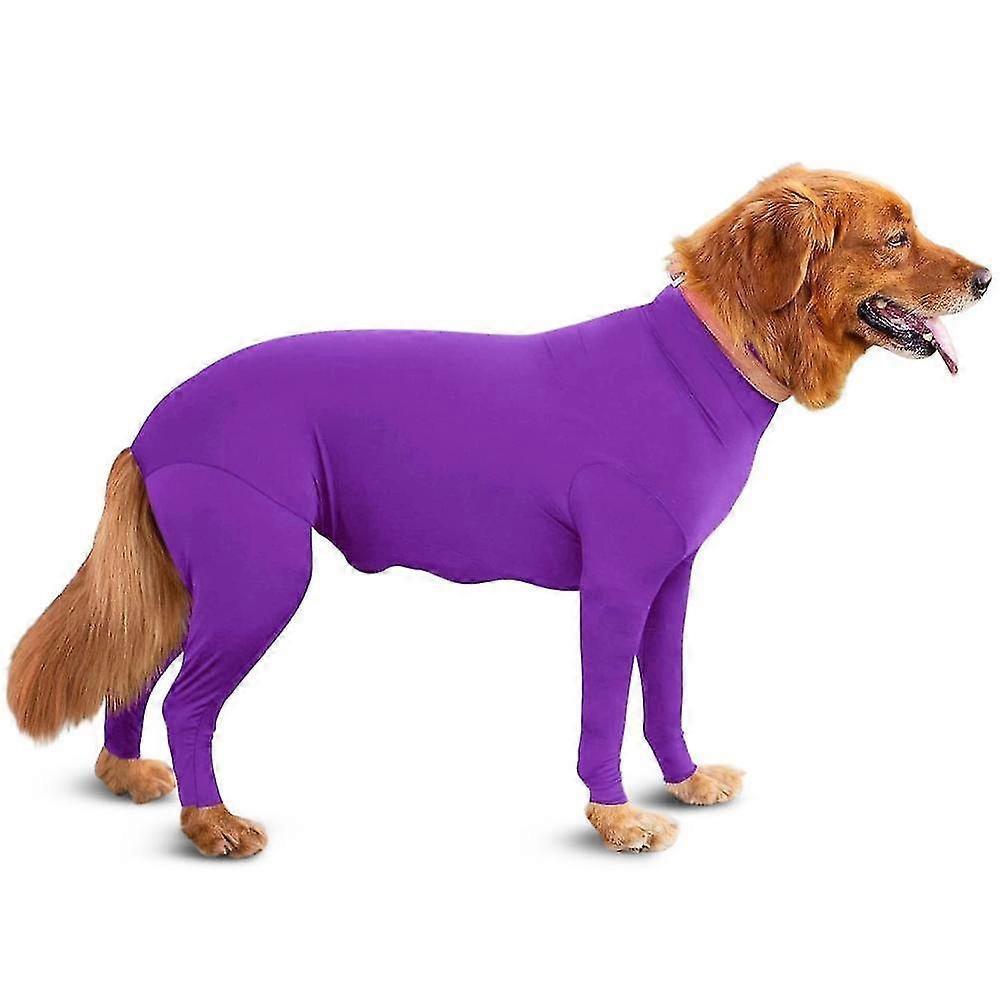 כלב ספורט משודרג Onesie - נשירת שיער כלב לבית, רכב, נסיעות, חולצה מרגיעה חרדה, UV והגנה מפני קרציות