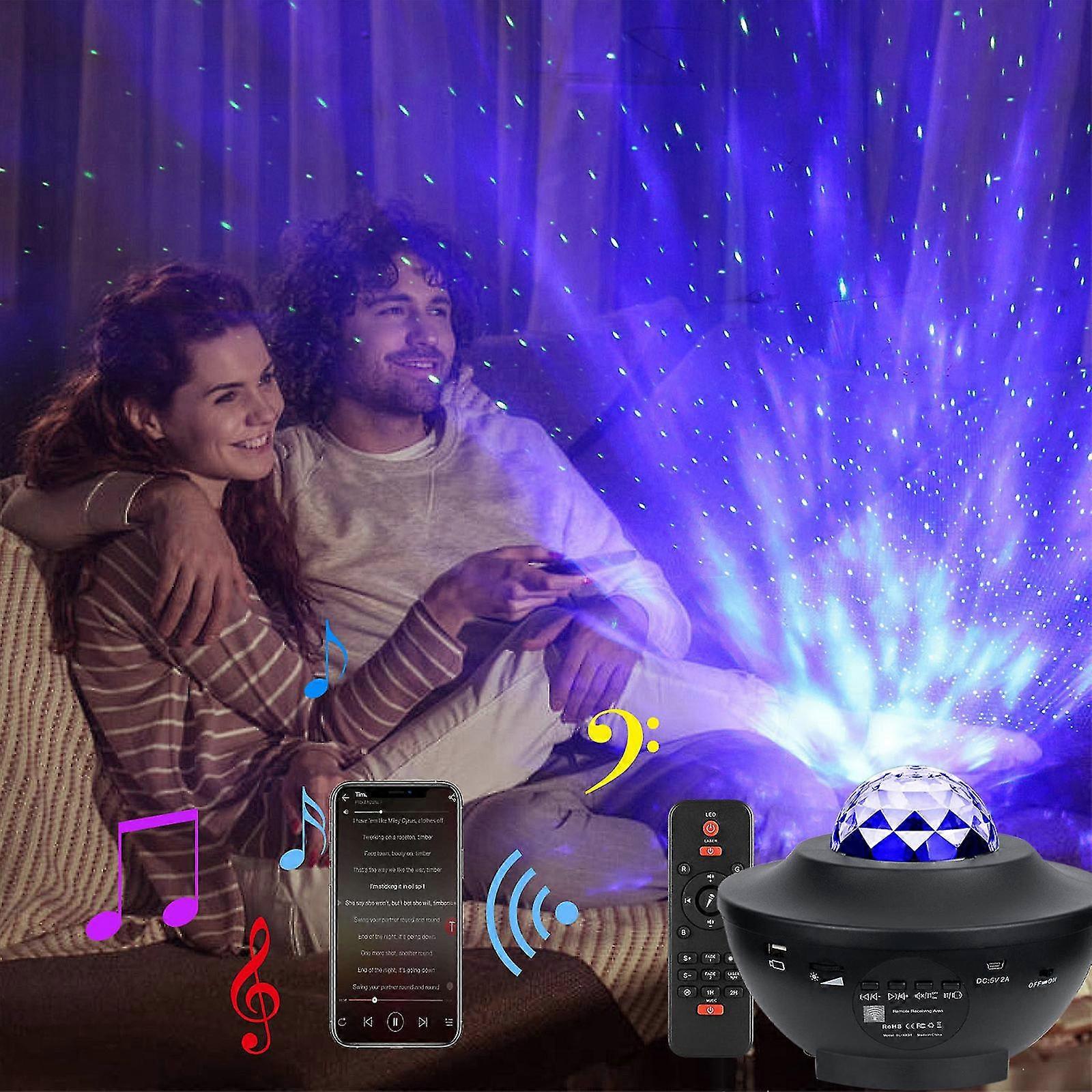 Bluetooth Led Galaxy Projector Night Starry Light Star Sky Projection Lamp