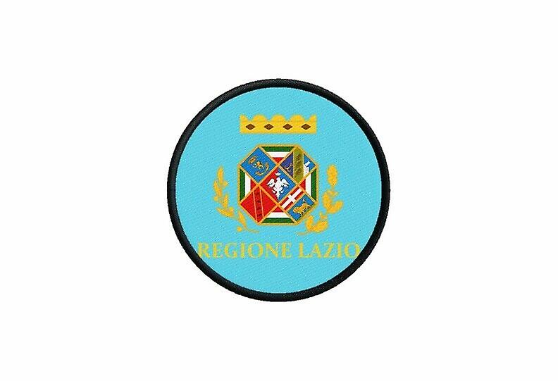 Patch ecusson flag italy lazio prints thermosticker round round roundcardus