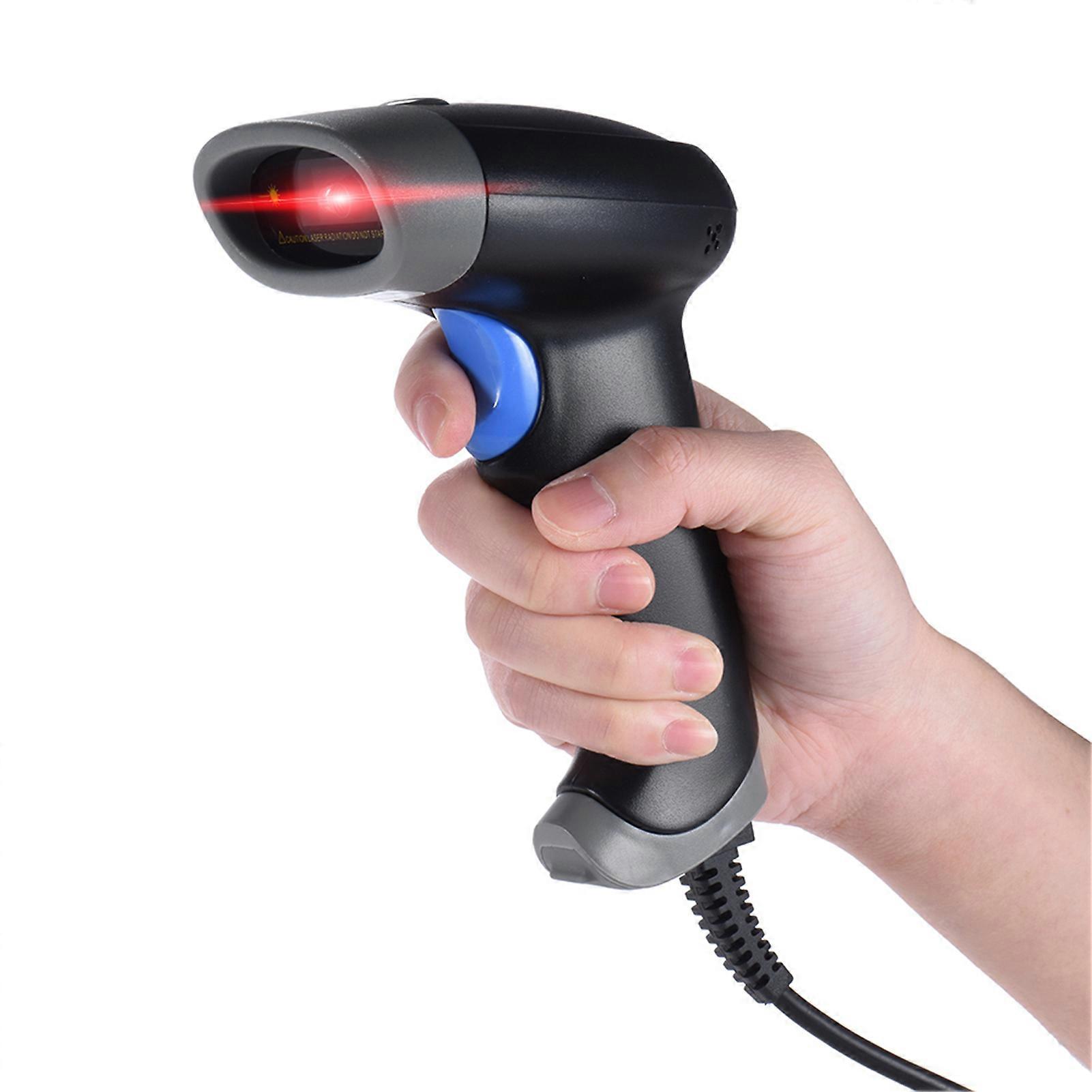 2D QR 1D USB Barcode Scanner CCD Red Light PDF417 Screen Scanning Bar Code Reader Support Multiple Language for Wechat Alipay Mobile Payment