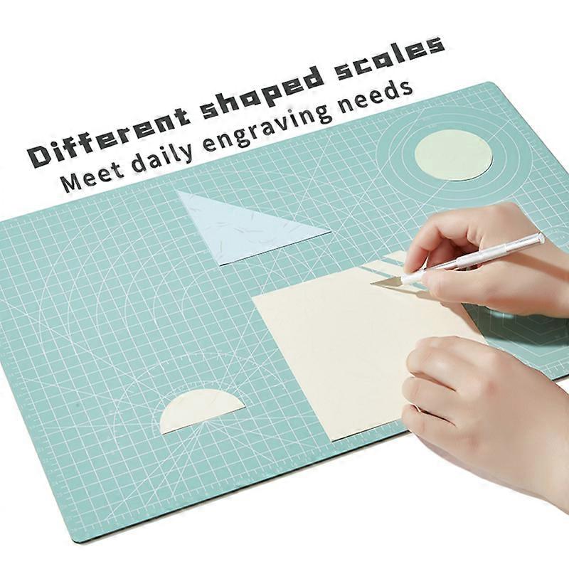 A3 Cutting Mat PVC Double Sided Non-Slip Cutting Board Cut Pad DIY Tool with Clear Grid Lines Angles for Sewing Fabric Scrapbooking Art Craft Card Pro