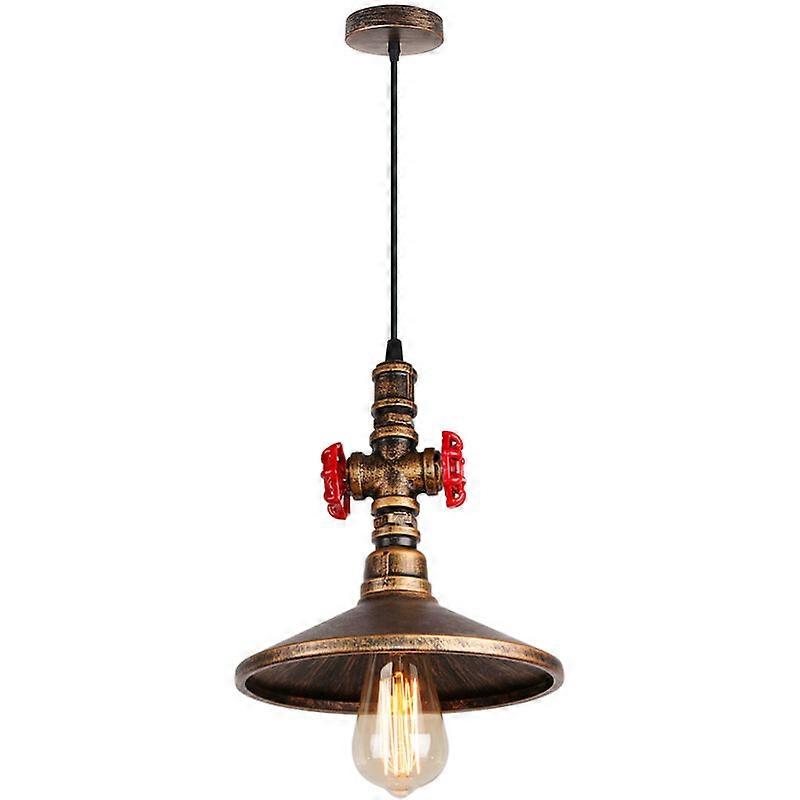 Vintage chandelier - rust - without light source