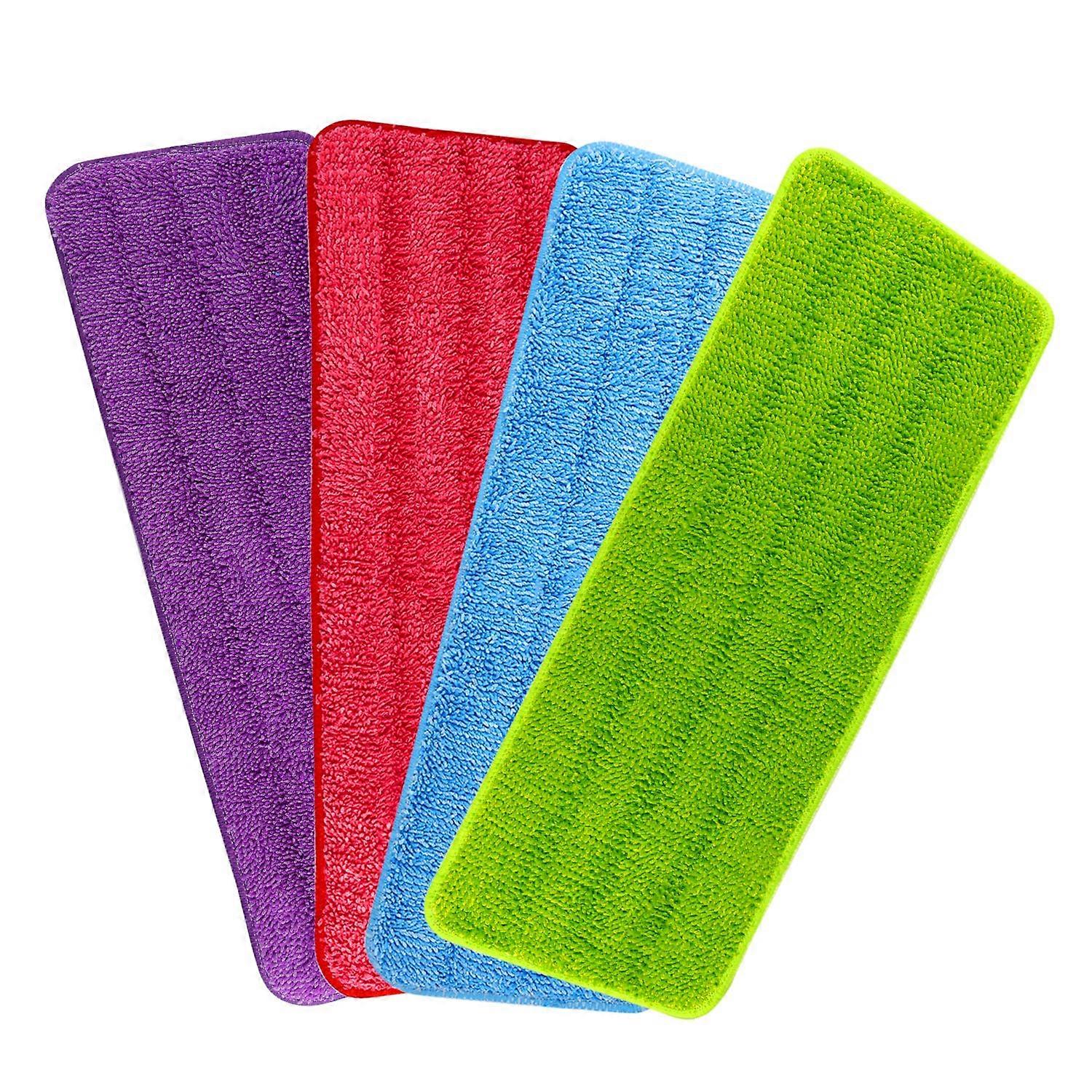 4 Pack Spray Mop Pads Microfiber Mops Refill Pad  Mop Head Replacement Pad