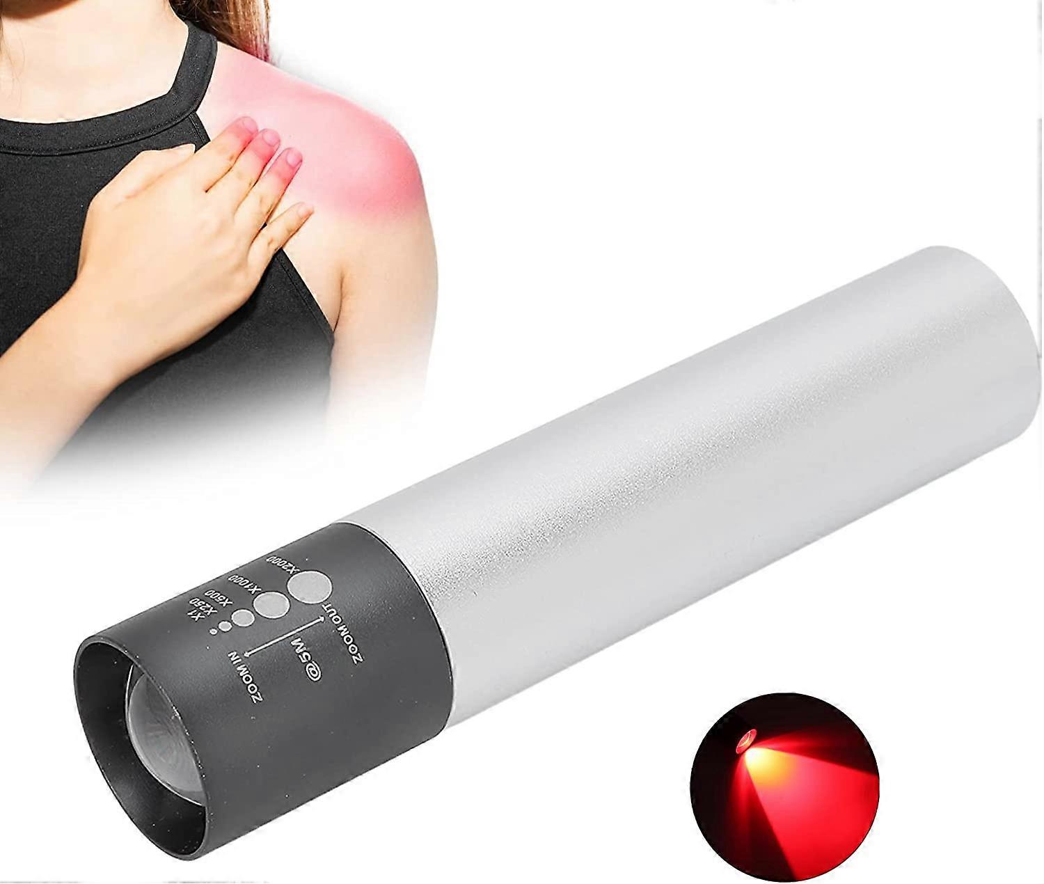 Bærbar infrarød lampe, LED rødt lys terapi lampe, rødt lys terapi enhed maskine