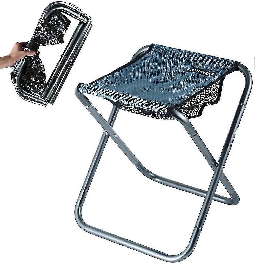 Liten bärbar fällbar pall, mini utomhus camping fällbara stolar