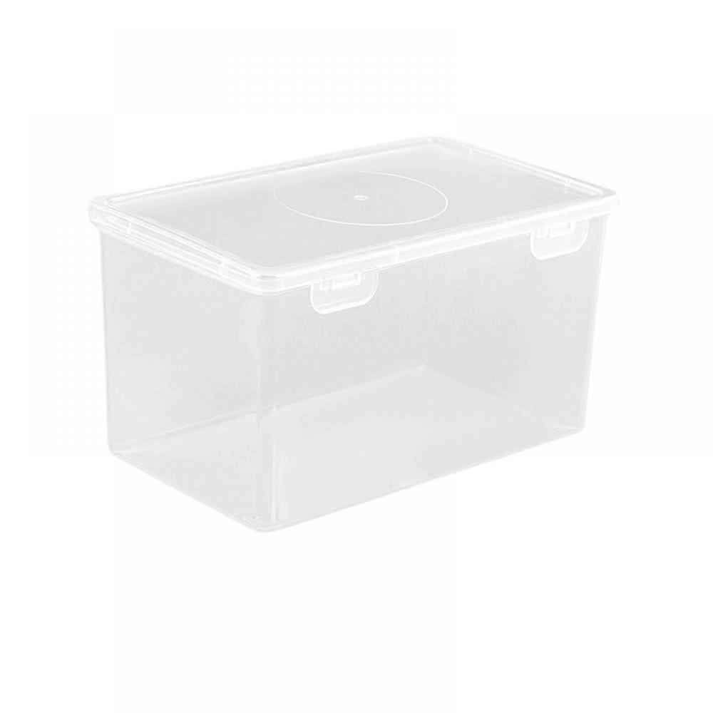 Mask Case With Large Capacity, White Transparent, Covered