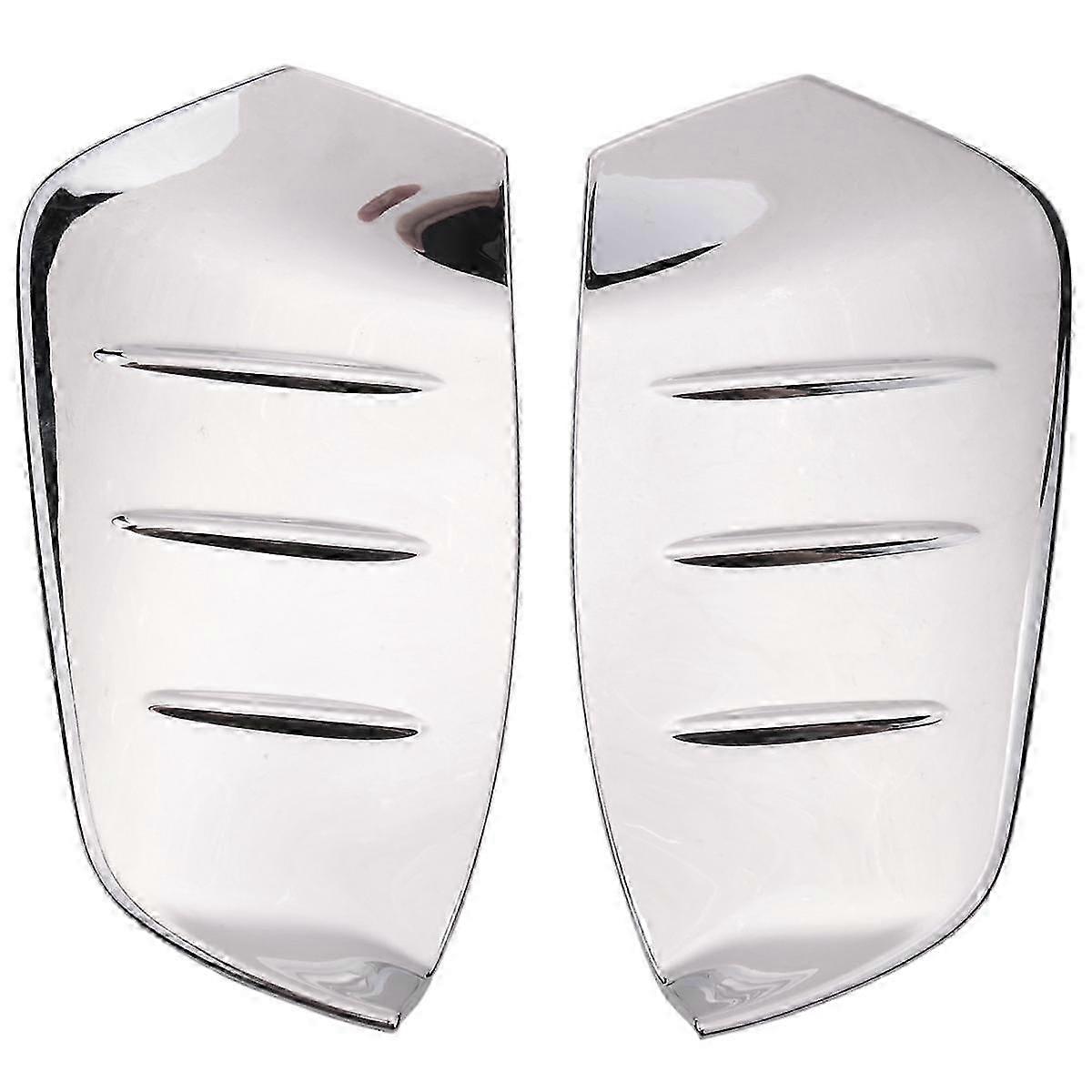 Car Chrome Front Side Air Vent Cover Trim Foglight Bezel Decoration Frame For Bz4x 2022 2023