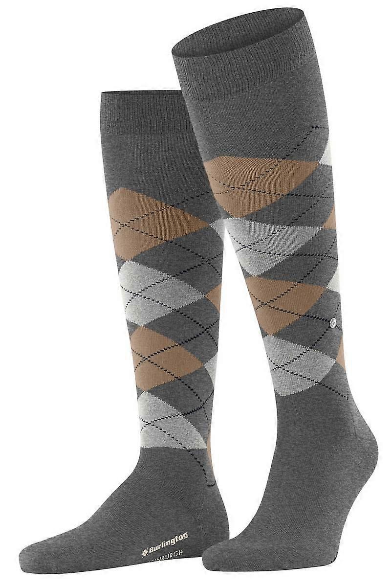 Burlington Edinburgh Knee High Socks - Dark Grey
