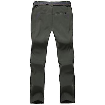 Walking Trousers Mens Fleece Lined Waterproof Pants Winter Trek