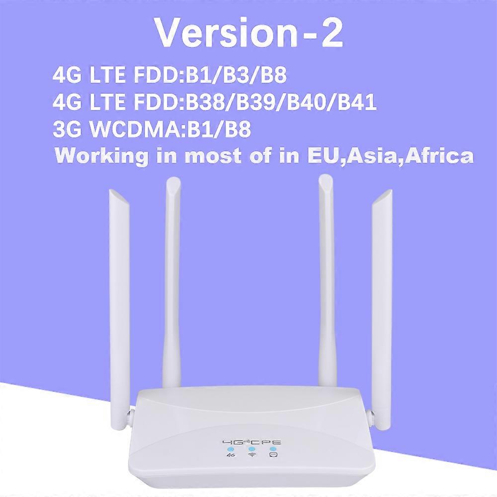 KuWFi 4G LTE CPE Router 150Mbps Wireless Home Router 3G 4G SIM Wifi Router RJ45 WAN LAN Wireless Modem Support 10 Devices