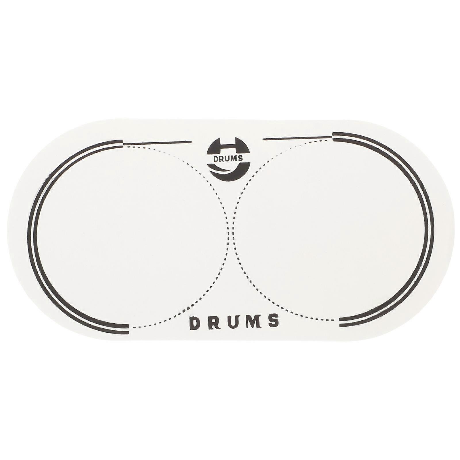 Drum Patch Double Step Drum Patch Drum Pad Sticker Replacement for Drum Percussion
