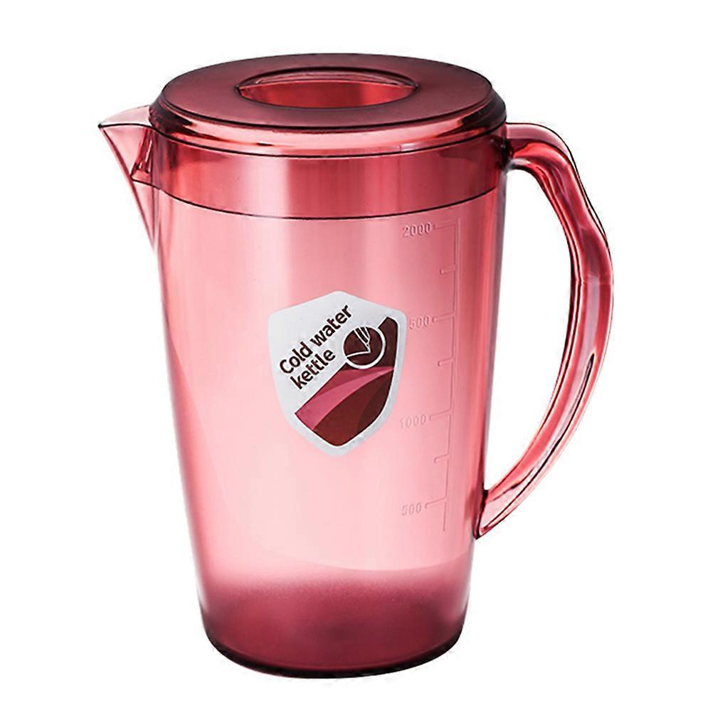 Clear Container Lid Hot Cold Water Jug Lemonade Pitcher Serving Iced Tea Pitcher Ice Drinks Jug