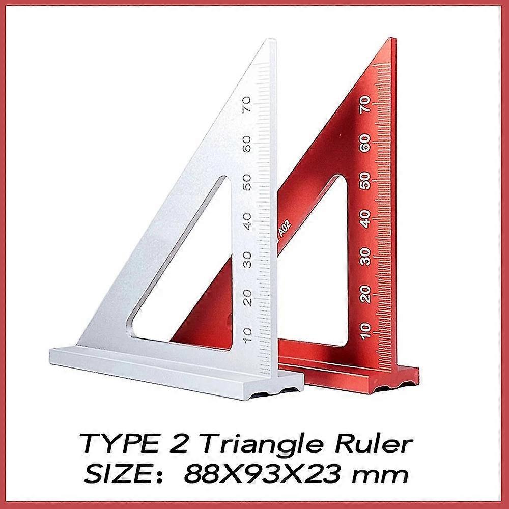 45 Degree 90 Degree Triangle Ruler Woodworking Ruler Square Layout Miter Triangle Ruler Measure Tools Woodworking Tools