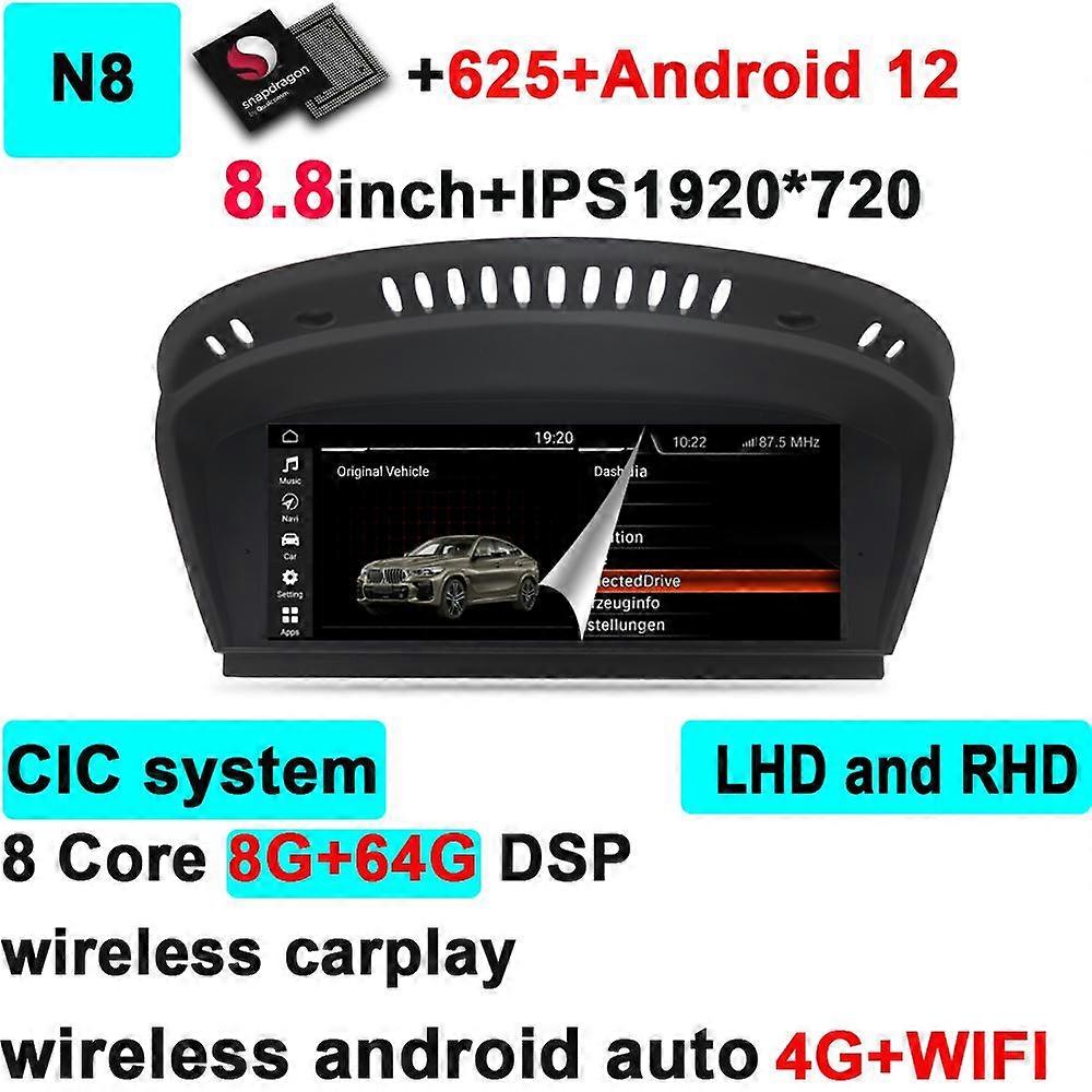 Jingtian Car Carplay Android Auto Navigation Radio Radios Multimedia Audio Player for BMW 3 Series E90 E91 E92 E93 2006-2011 DSP