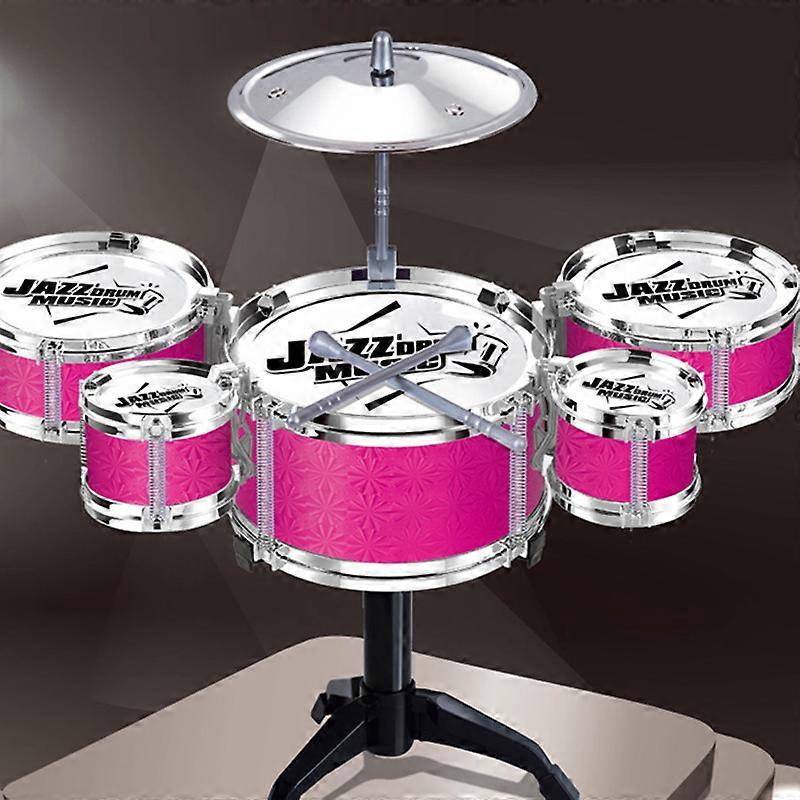 Lapset Lasten rumpusetti Jazzrumpusetti 5 rummulla Rumpukapulat Symbaalijakkara Satunnainen väri