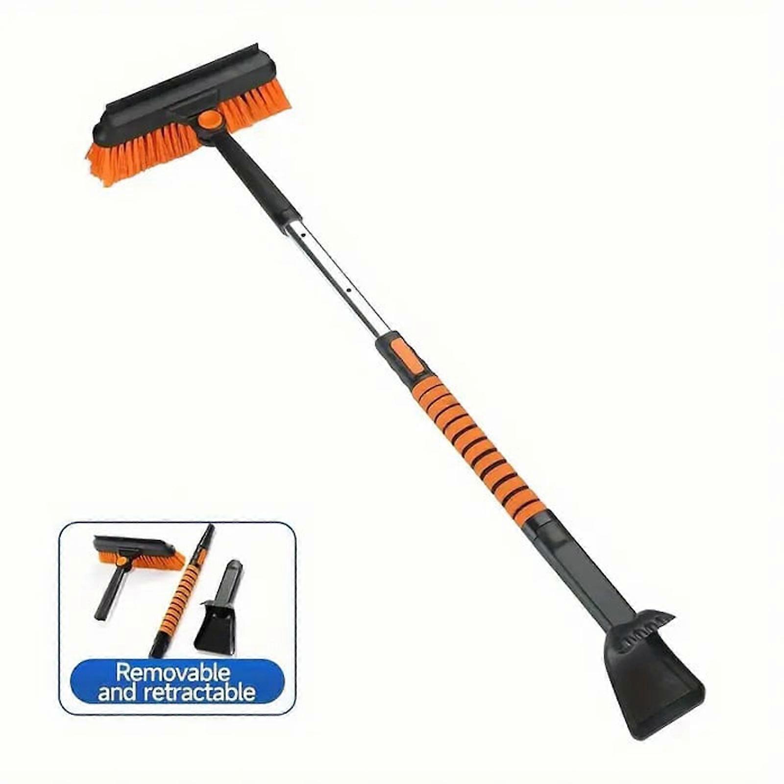 New Upgraded  Car Multi-Function 5-In-1 Telescopic Iced Shovel Sweeping Snow Brush New