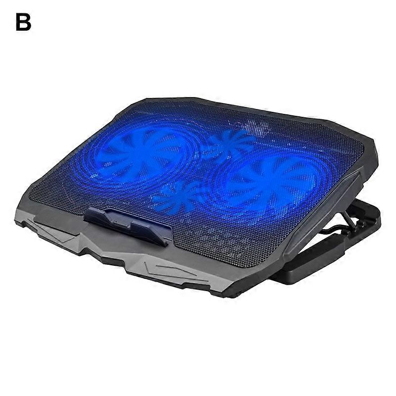 S18 Laptop Stand Adjustable 4 Silent Fans ABS Control Fan Speed Notebook Holder Cooling Pad for Notebook