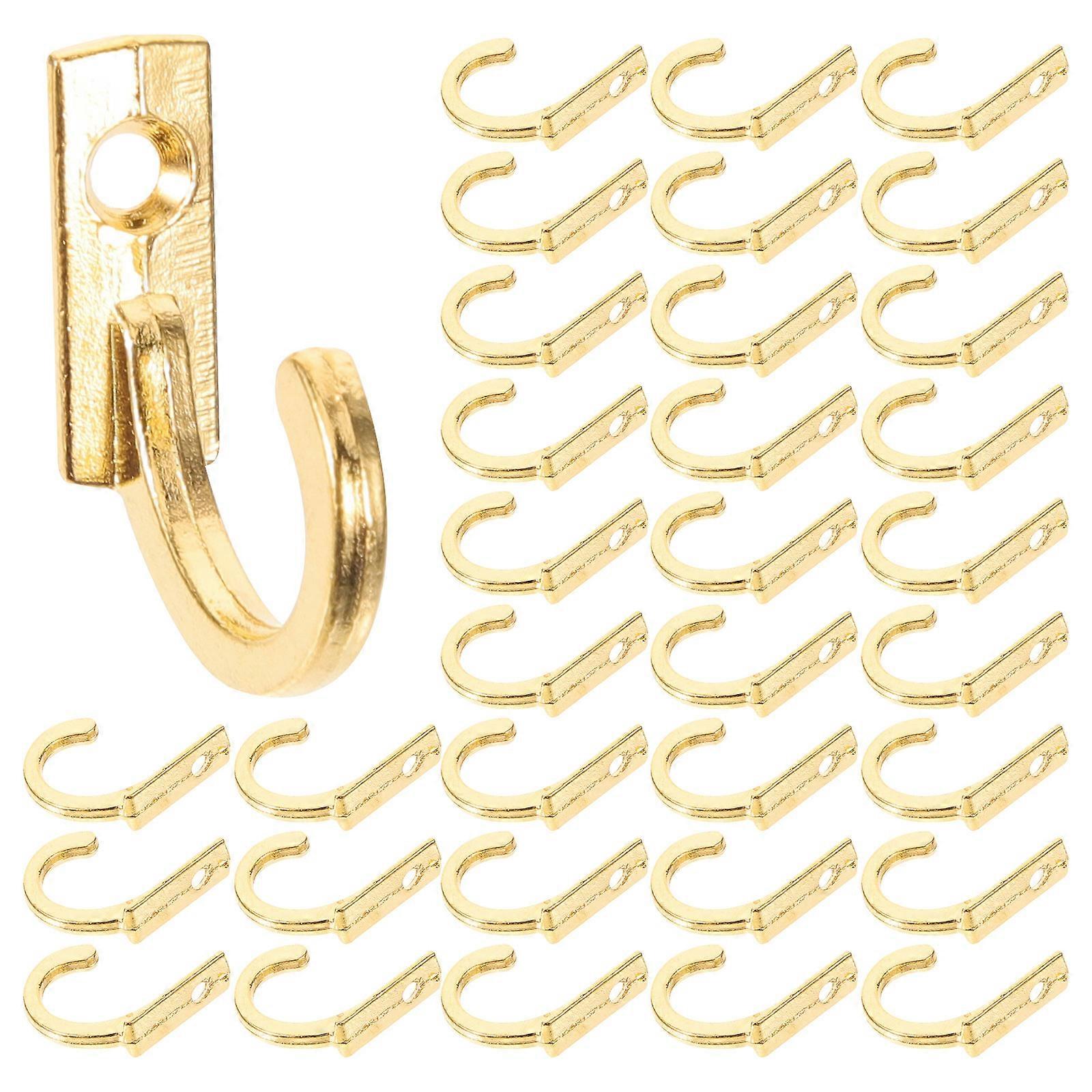 100 Pcs Clothes Hooks Antique Wall Mounted Hooks Hat Coat Hooks Bathroom Hooks