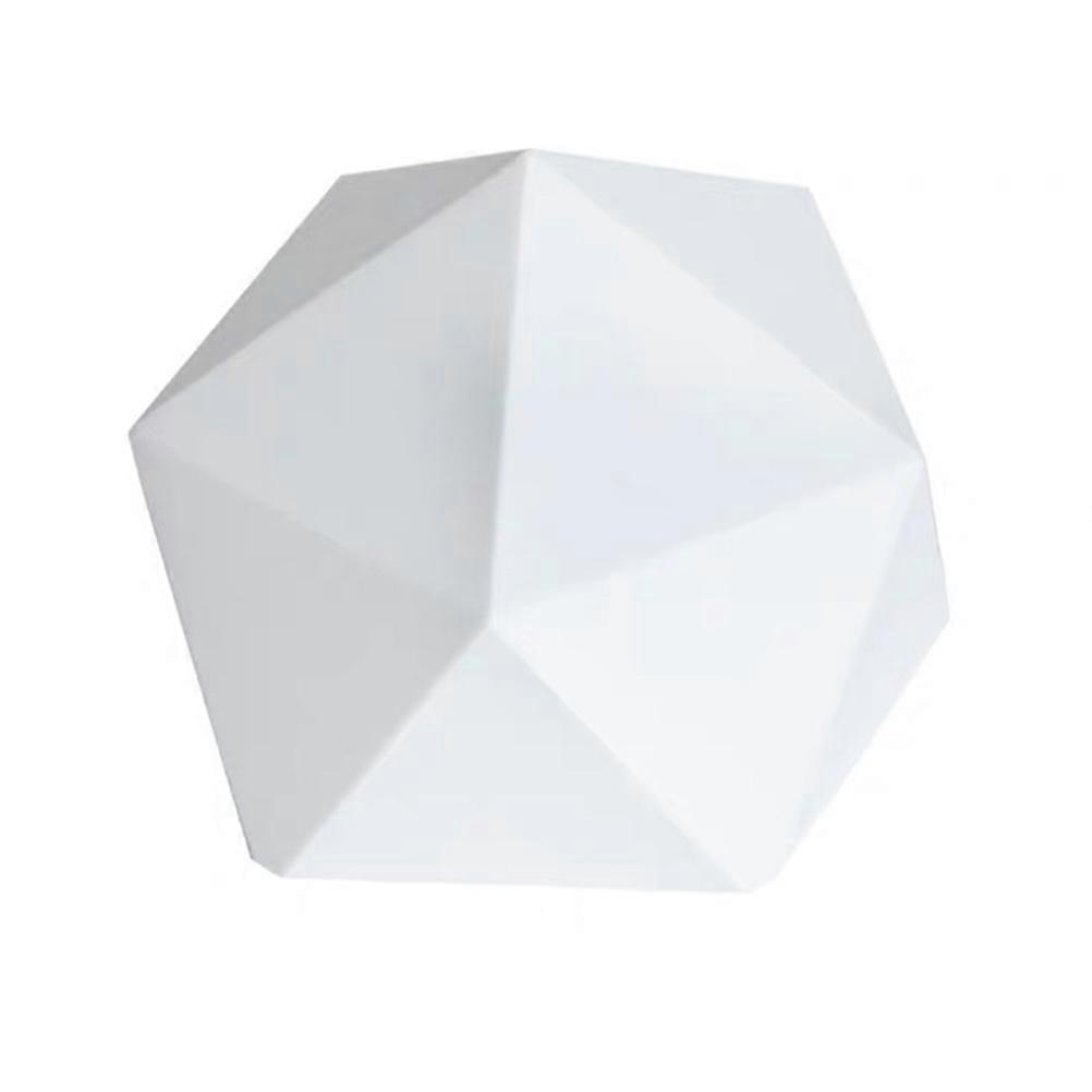 1Pc Decorative Jewelry Holder Ring Displaying Rack Polyhedral Storage Rack White