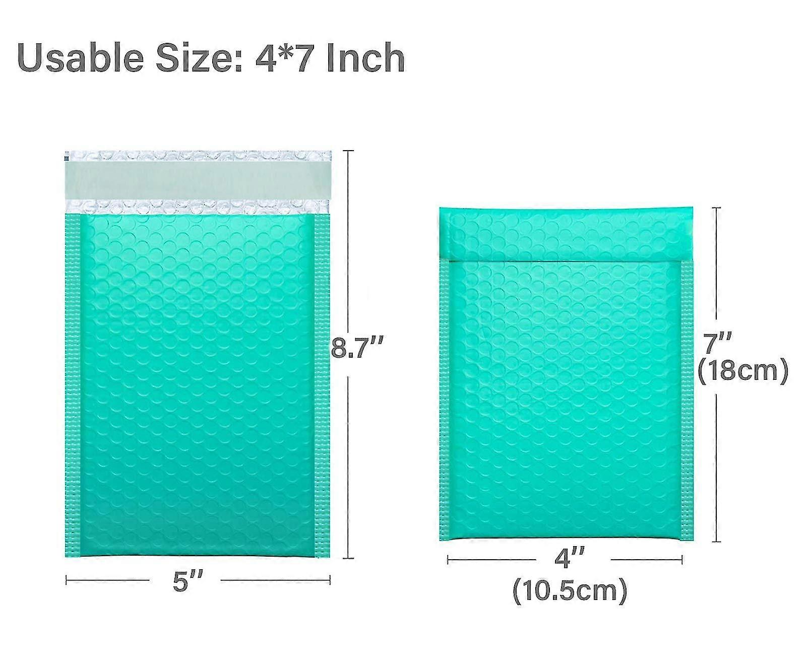 100pcs Bubble Buffer Anti-fall Protection Balloon Waterproof Black Plastic Pe Packaging Bag Courier Package Envelope Poly Mailer