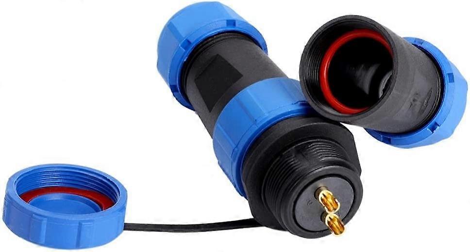 موصل بكابل الطيران المقاوم للماء ، موصل بمقبس الطيران SP21 IP68 (2 PIN)