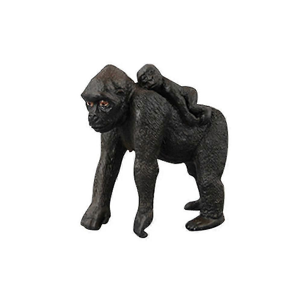 New Simulation Gorilla Wild Animal Action Figure Solid Model Educational Kids Toy_a_hf