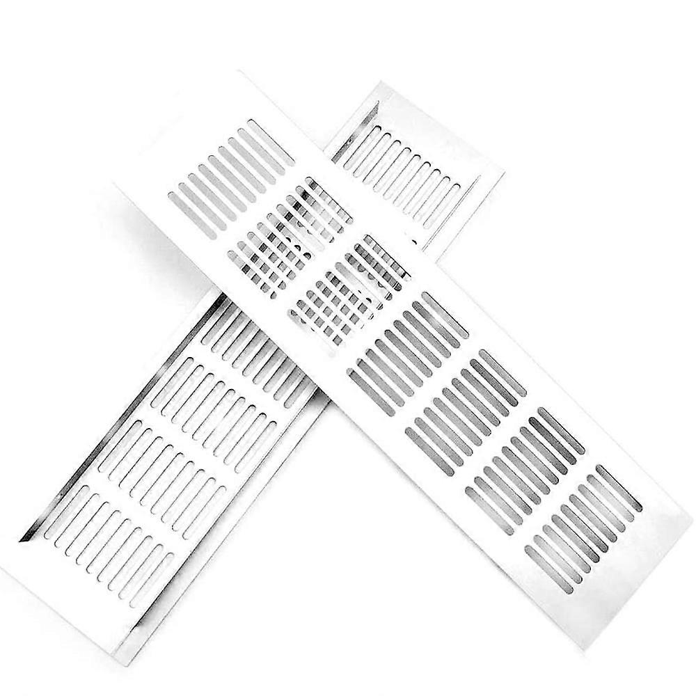 2Pcs Ventilation Grille Door For Bathroom, 30X8Cm