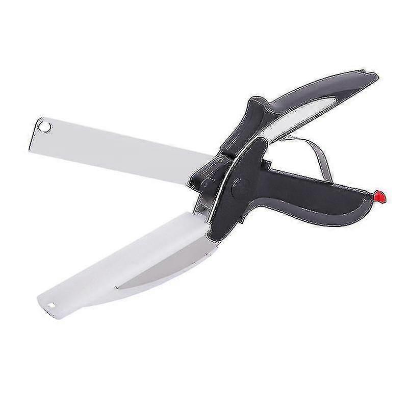 2 i 1 kuttersaks og multifunksjonskniv, skjærebrett, ergonomisk multifunksjonell design, s