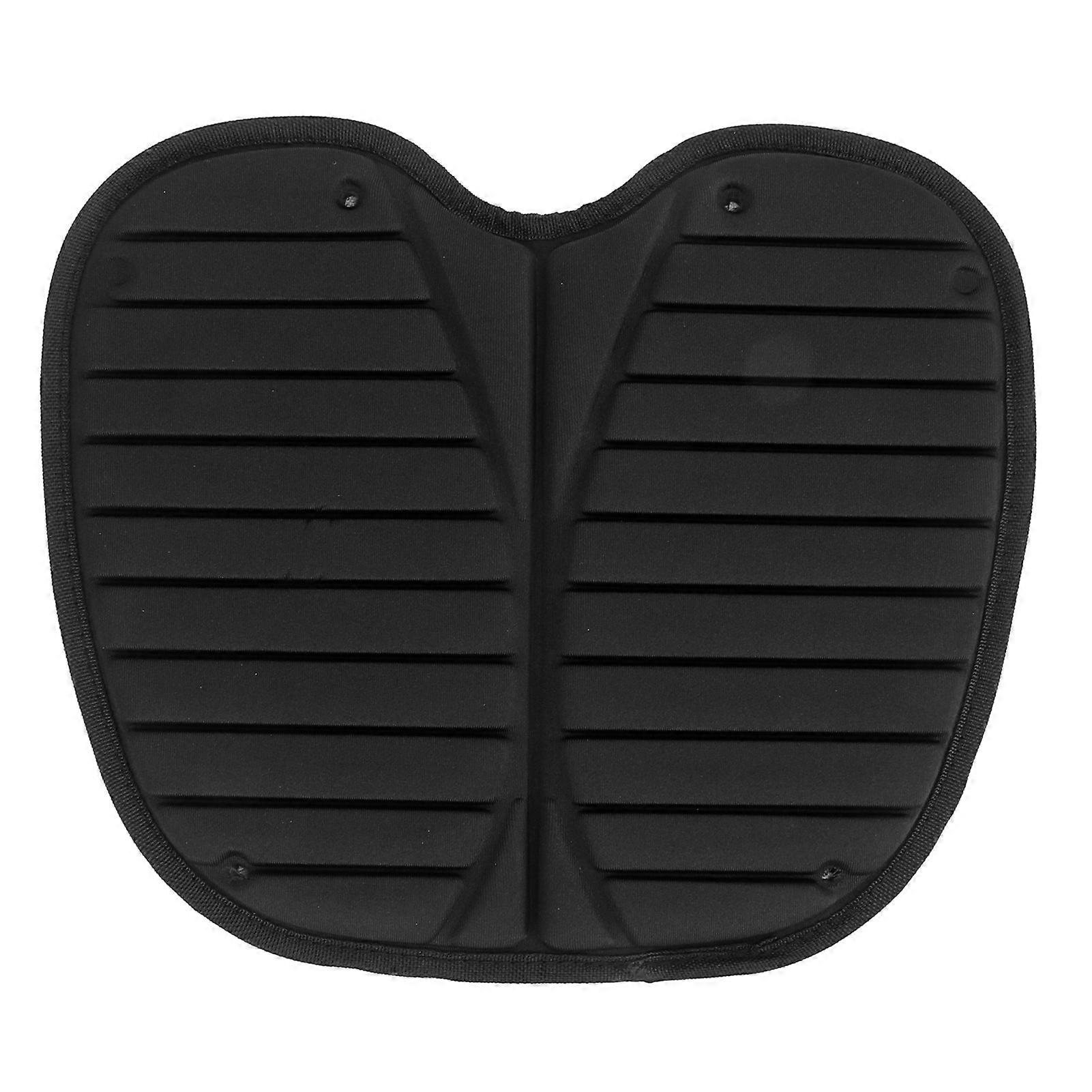 Coussin de siège pour kayak 375 x 320 mm, confortable, en EVA, pour kayaks de pêche, pour pagayeurs assis longtemps, noir