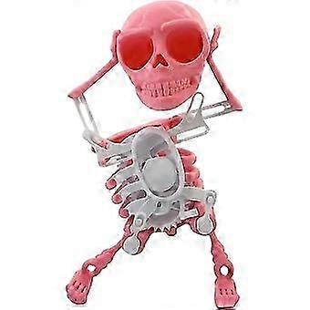 Dancing Skeleton Figurines, 3d Printed Dancing Skeleton Toy, Fun Wind-up Dancing Skull Swinging Skeleton Desktop Ornamente Tw