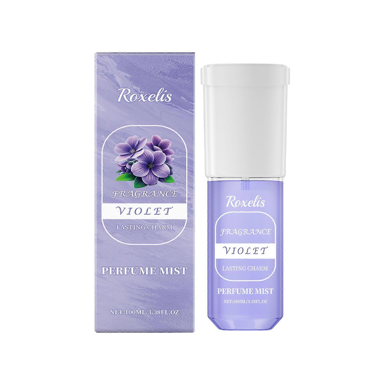 Violet Perfume - Elegant Floral & Woody Fragrance, Lasting Charm, Portable 100ml Spray