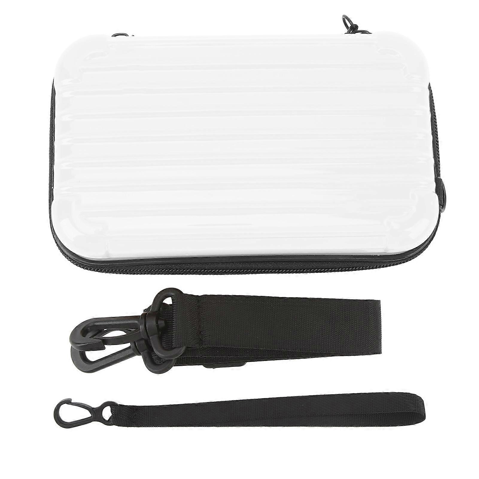 Camera Case Detachable Dual Zipper Waterproof Protective Portable Camera Storage Bag For Insta360 Ace Ace Pro White