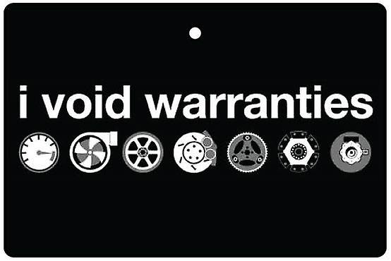 I Void Warranties Car Air Freshener