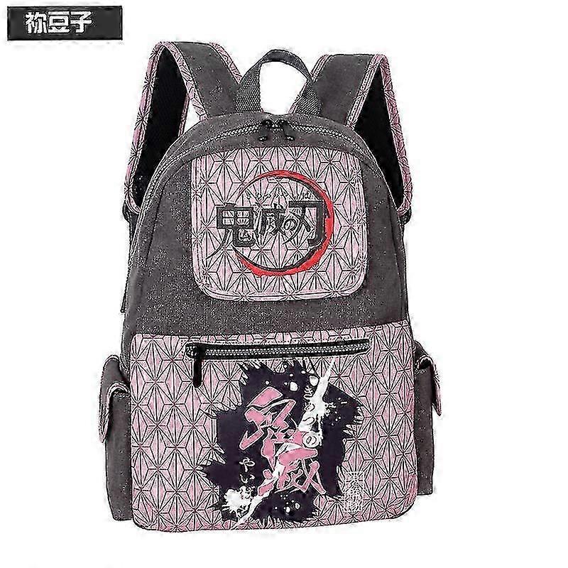Demon Slayer Backpack Canvas Backpack Student School Bag Computer Backpack P20250110519