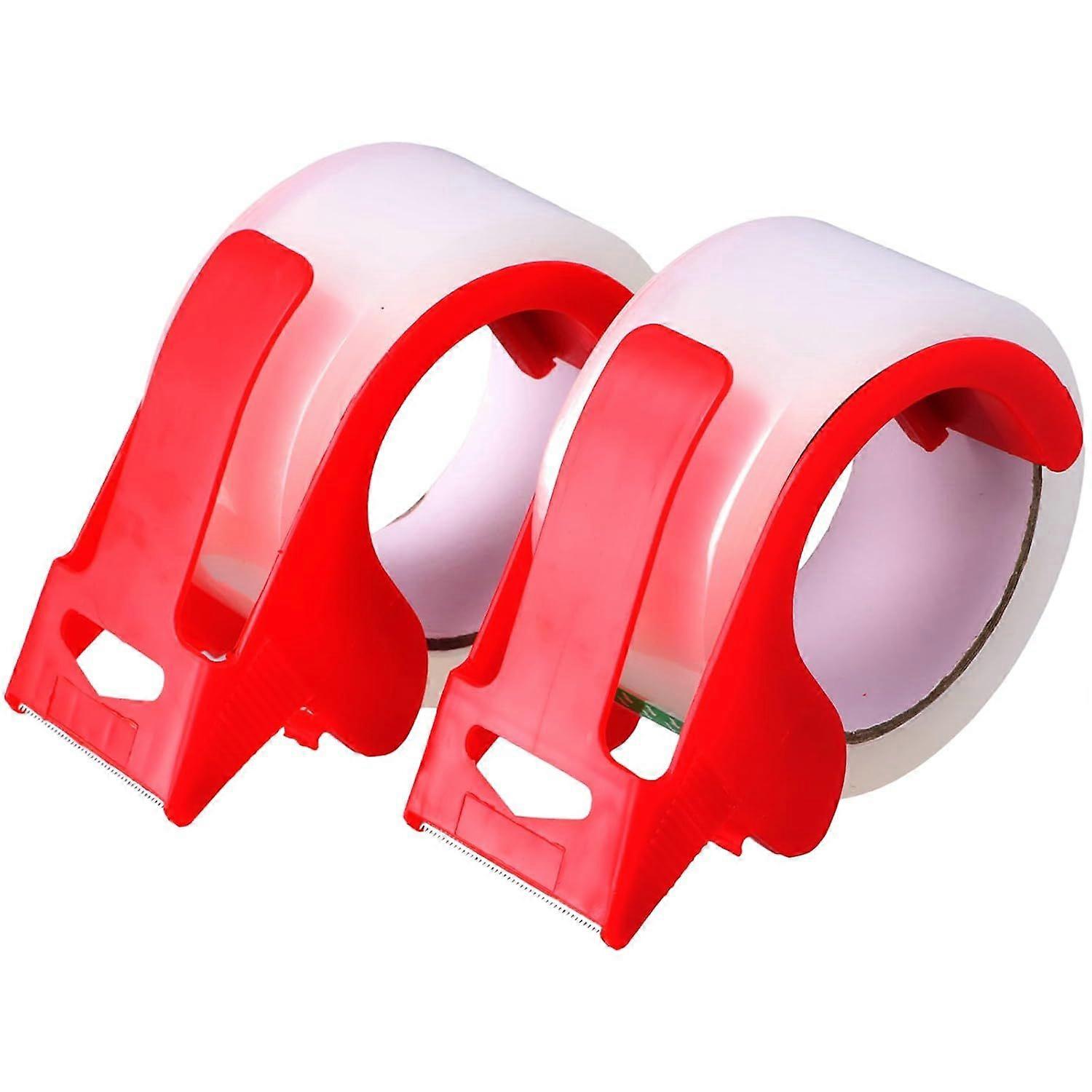 Pack Clear Packing Tape, Packing Tape with 2 Dispensers, Clear Packing Tape, for Office and Storage