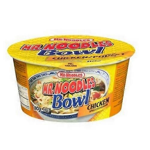Mr. Noodles Instant Noodle Soup Bowl Chicken Flavoured, 110 Grams (Case Of 12)